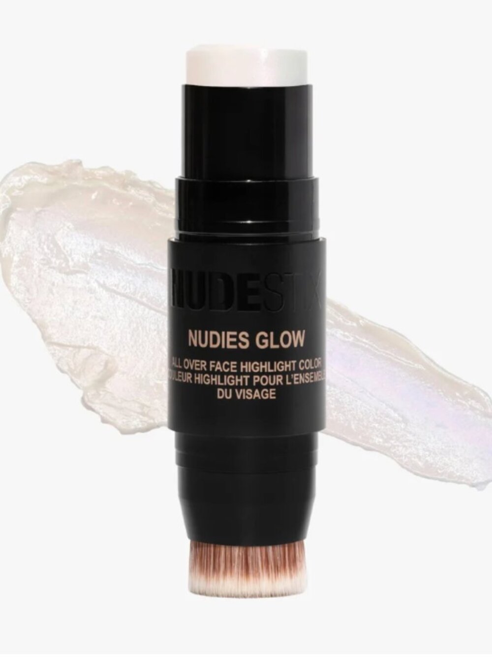 Nudiess Glow Highlighter Stick Dewy Highlighter Makeup Stick for Cheeks + Matte